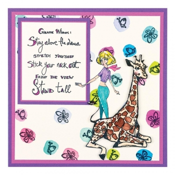 Jane Davenport Clear Stamps - Giraffe Wisdome